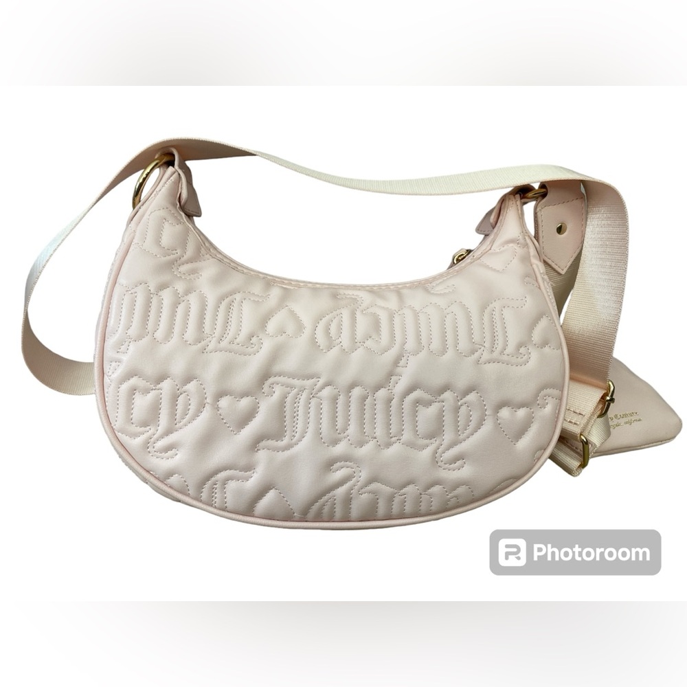 Juicy Couture Juicy Puff Half Moon Crossbody or Shoulder Bag w/Coin Purse NWT